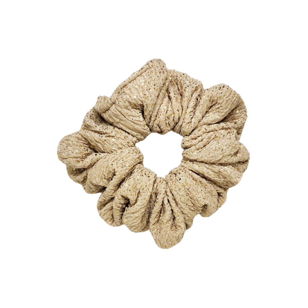 Golden Whisper Scrunchies