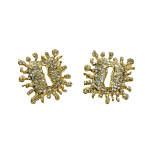 Key Hole Statement Earrings