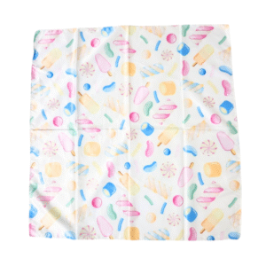 Pañuelo con Estampado de Dulces