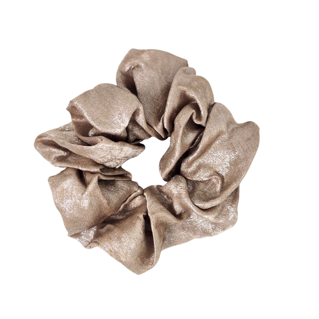 Golden Whisper Scrunchies