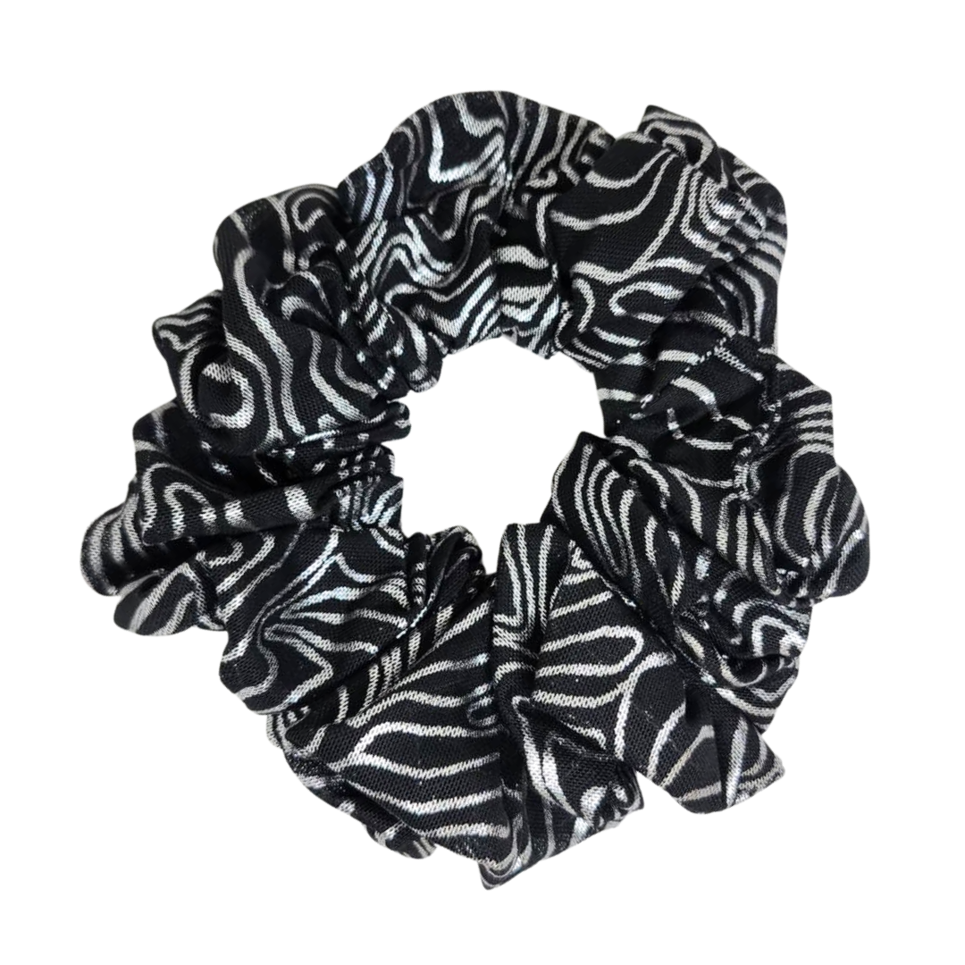 XL Metallic Waves Scrunchie