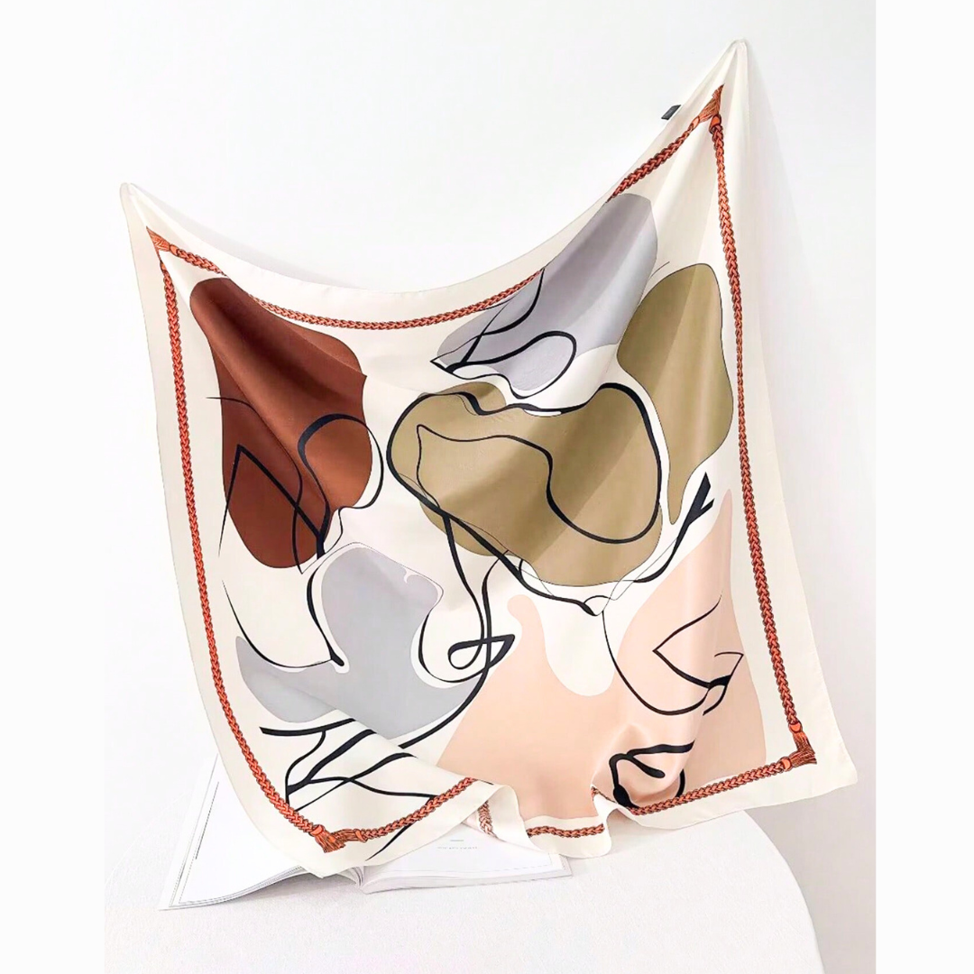 Pañuelo con Diseño Abstracto