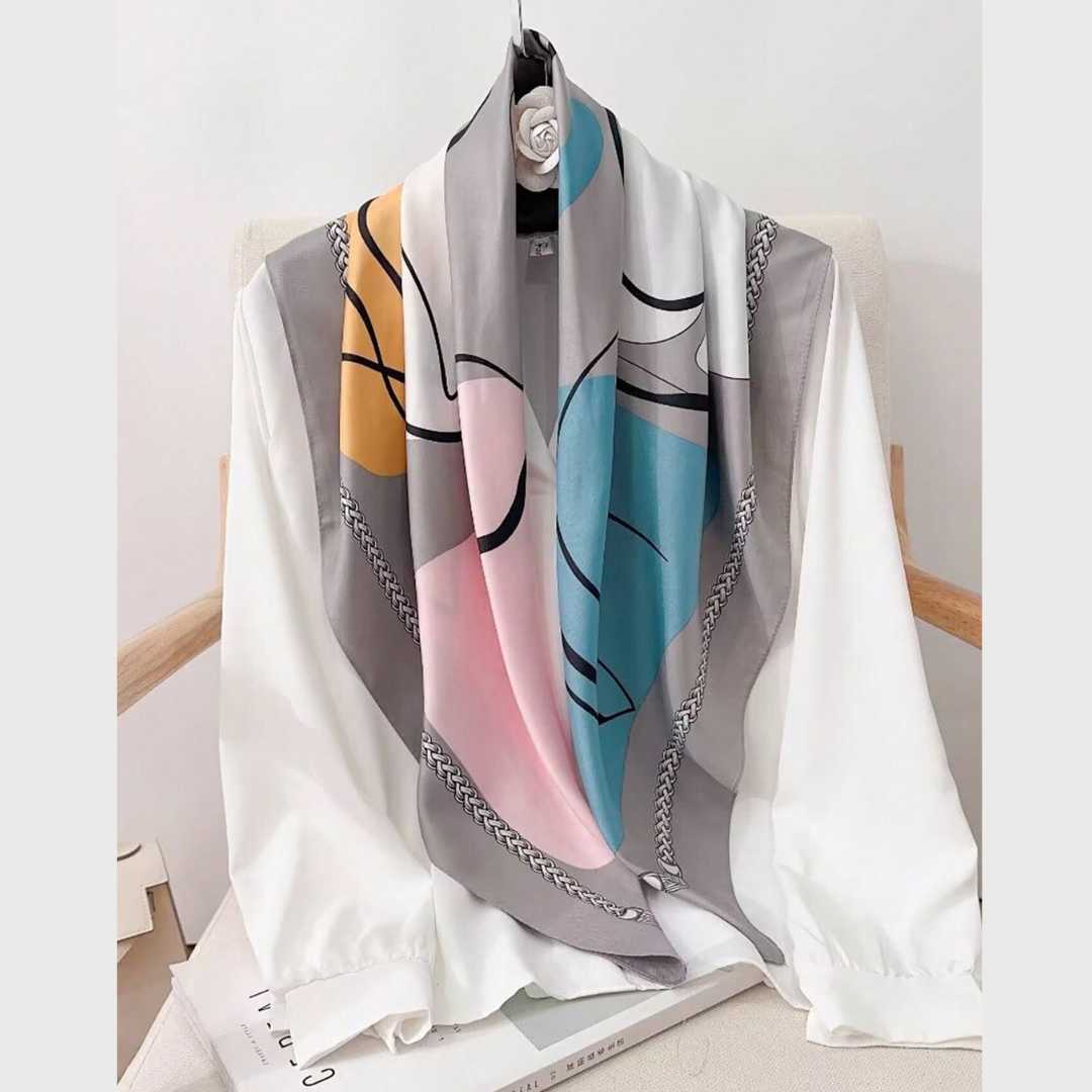 Pañuelo con Diseño Abstracto - Imagen 2