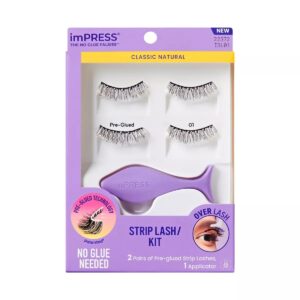 imPRESS Pre-Glued Strip Lashes Kit