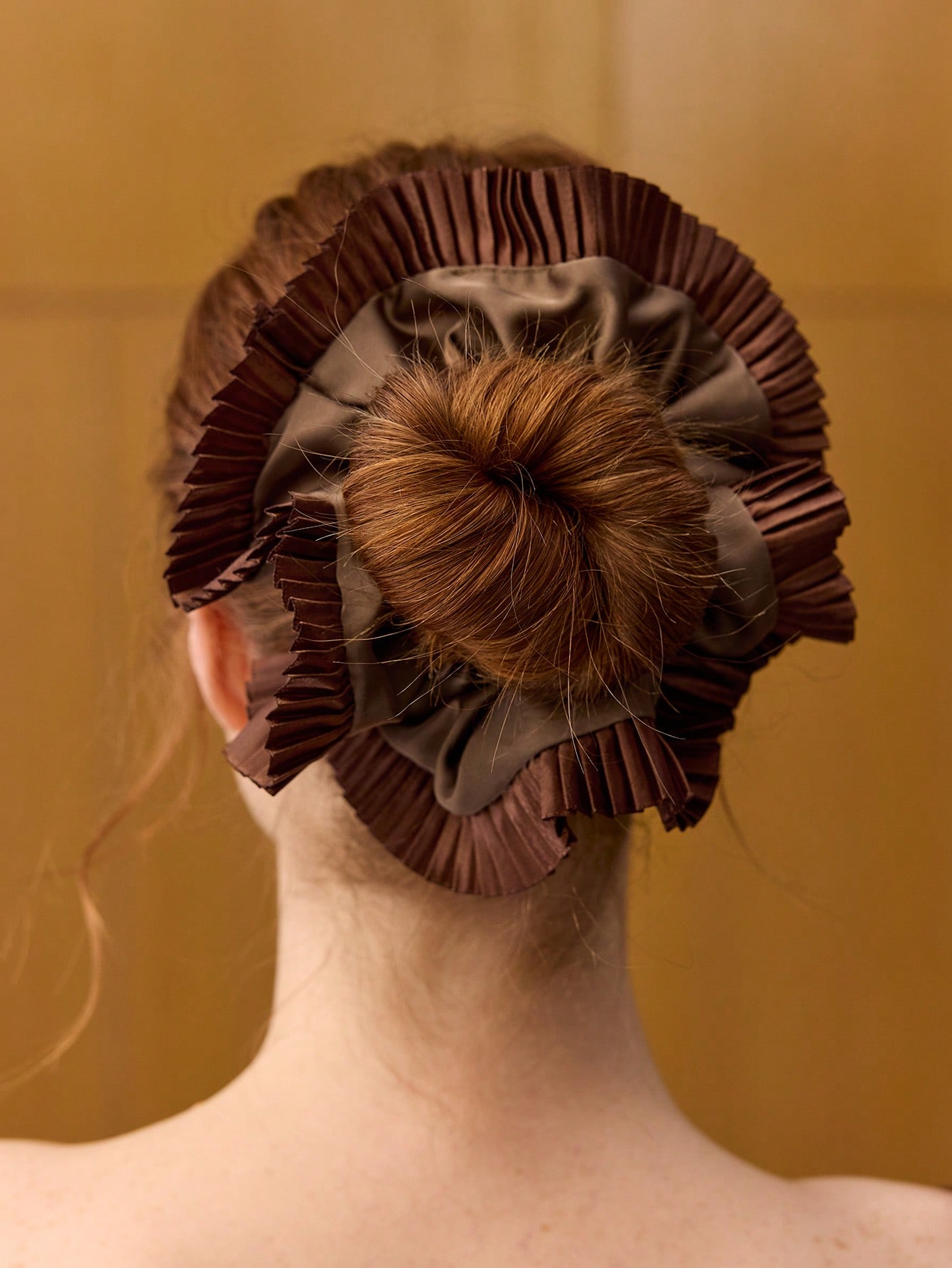 XL Brown Scrunchie - Imagen 2