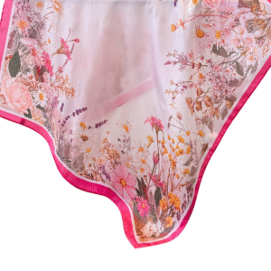Pañuelo Rosa de Flores