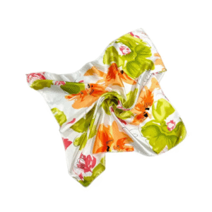 Pañuelo con estampado de flores