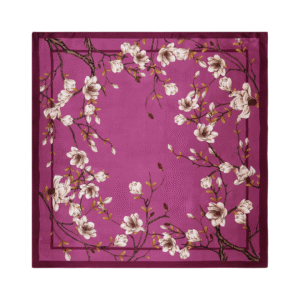 Pañuelo Morado con Flores