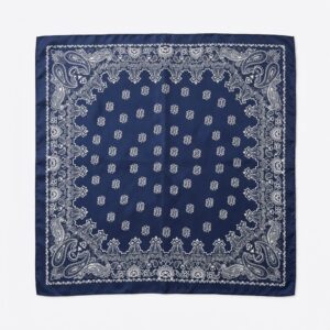 Bandana Navy - Classic Paisley
