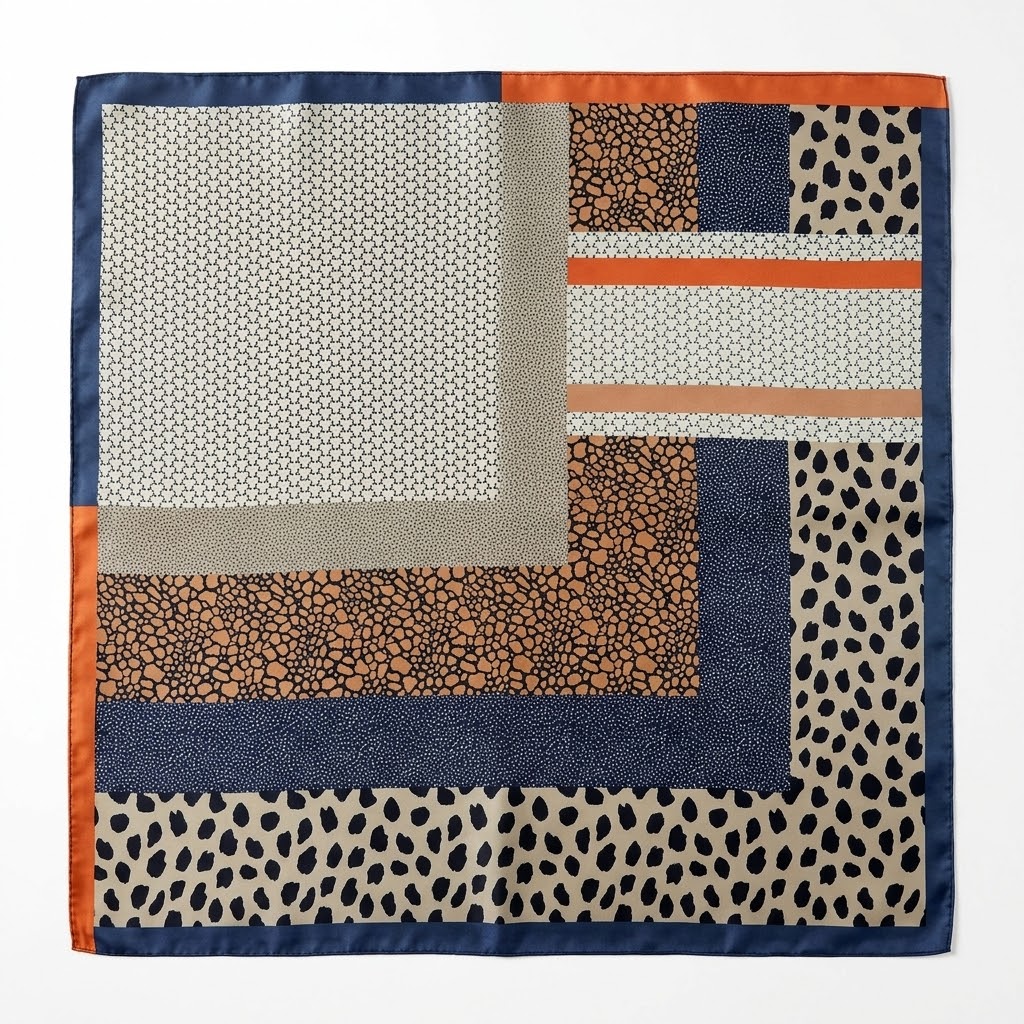 Pañuelo Patchwork Animal Print