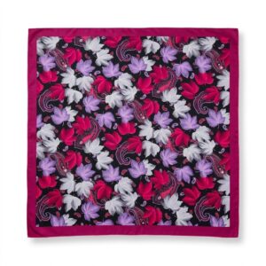 Pañuelo 100% Seda - Maple & Paisley